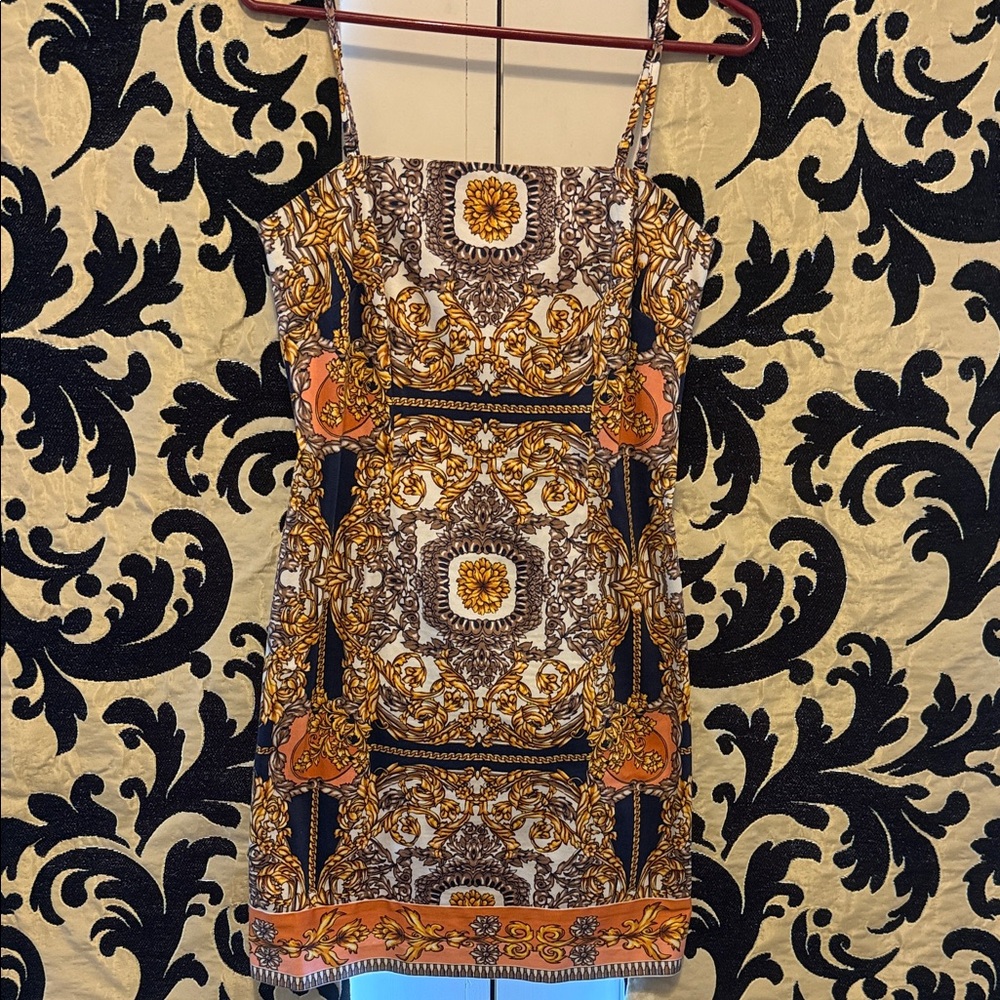 Laundry By Shelli Segal Multicolor Patterned Dress